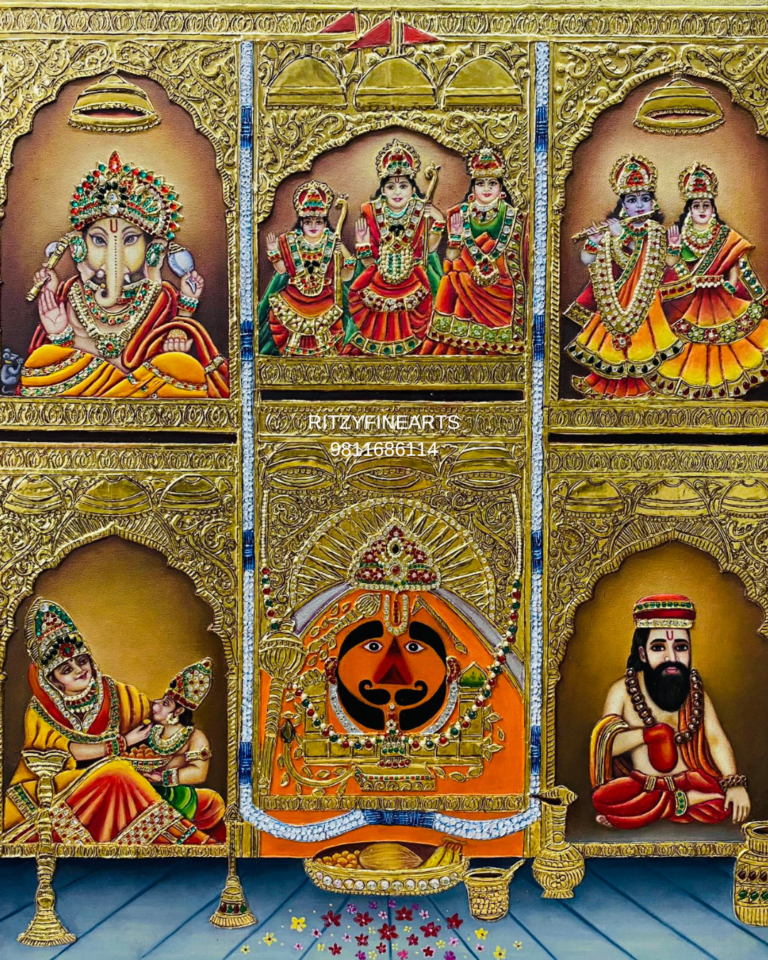 Tanjore paintings - Ritzy fine arts